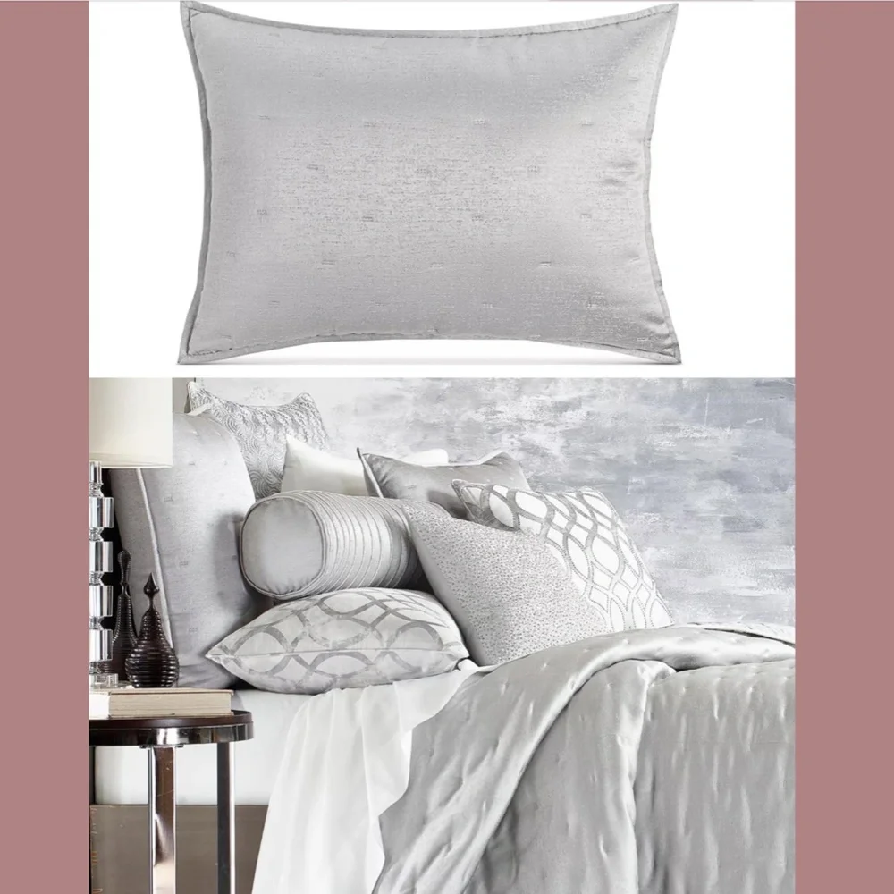 NEW $135 [ 1 Standard ] Quilted Pillow‎ Sham for Hotel Collection Helix Slate